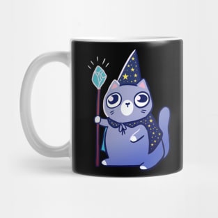 Funny magical wizard cat Mug